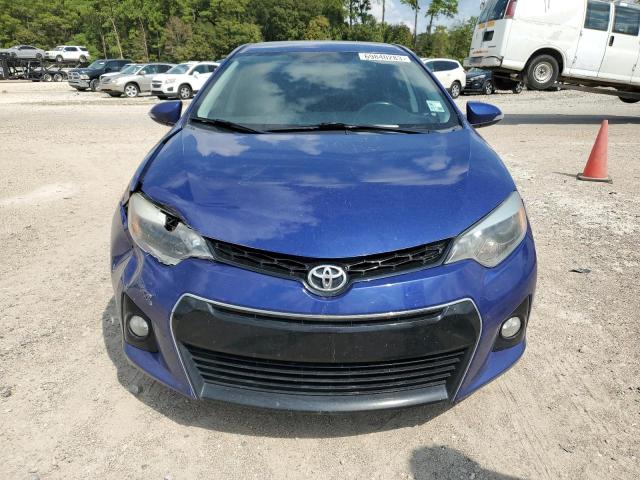 2T1BURHE7GC668024 - 2016 TOYOTA COROLLA L BLUE photo 5