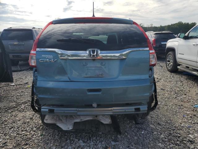 2HKRM3H79GH550647 - 2016 HONDA CR-V EXL TURQUOISE photo 6