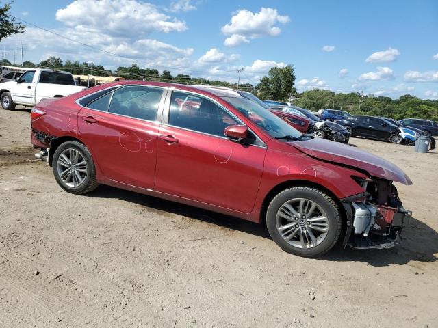 4T1BF1FK8HU679571 - 2017 TOYOTA CAMRY LE RED photo 4