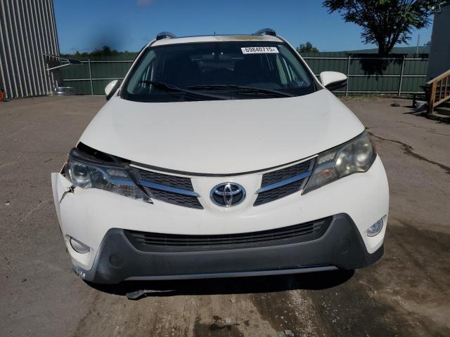 2T3WFREVXDW070687 - 2013 TOYOTA RAV4 XLE WHITE photo 5