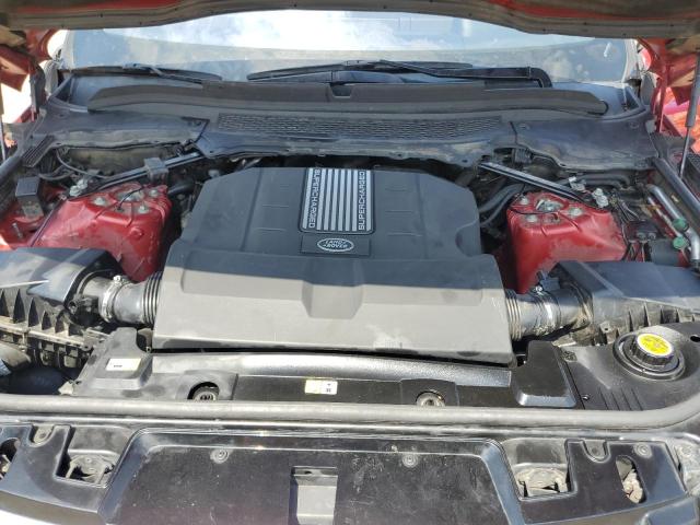 SALWR2VF7GA552925 - 2016 LAND ROVER RANGE ROVE HSE RED photo 12