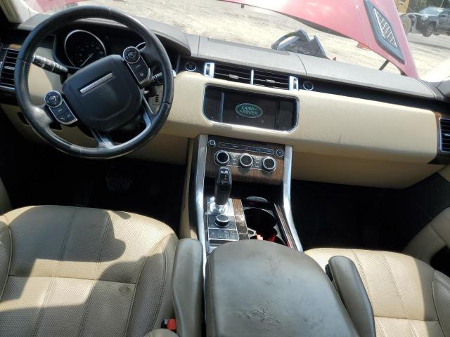 SALWR2VF7GA552925 - 2016 LAND ROVER RANGE ROVE HSE RED photo 8