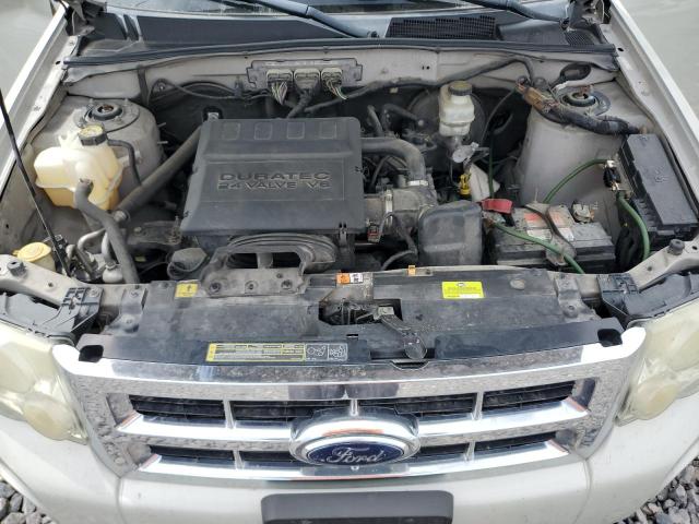 1FMCU03G79KC02406 - 2009 FORD ESCAPE XLT WHITE photo 12