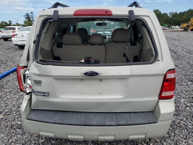 1FMCU03G79KC02406 - 2009 FORD ESCAPE XLT WHITE photo 6