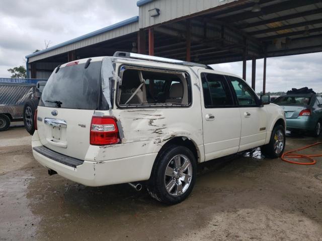 1FMFK19578LA55754 - 2008 FORD EXPEDITION EL LIMITED WHITE photo 3