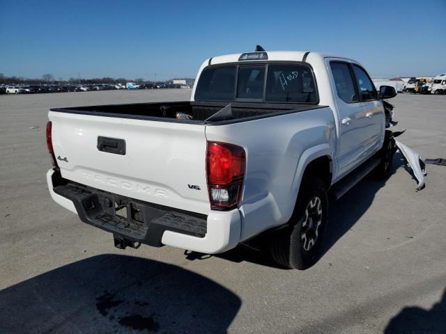 3TMCZ5AN8KM284570 - 2019 TOYOTA TACOMA DOUBLE CAB WHITE photo 3