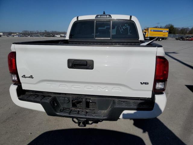 3TMCZ5AN8KM284570 - 2019 TOYOTA TACOMA DOUBLE CAB WHITE photo 6