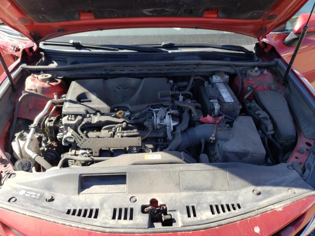 4T1B11HK9KU219337 - 2019 TOYOTA CAMRY L RED photo 11