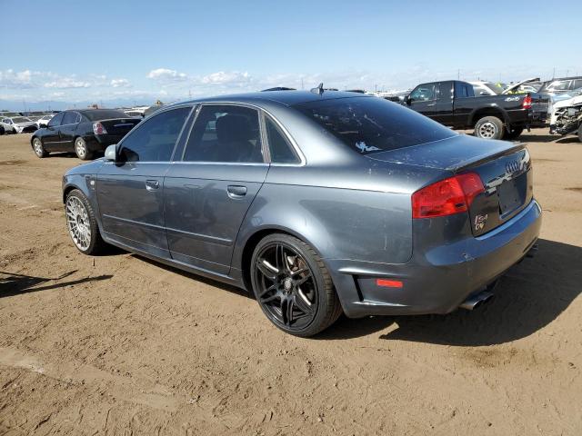 WAUGL78EX8A102701 - 2008 AUDI S4 QUATTRO GRAY photo 2