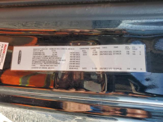 3AKJGLDV2LDLM0343 - 2020 FREIGHTLINER CASCADIA 1 შავი ფოტო 10