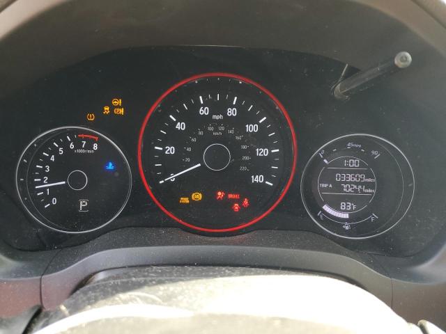 3CZRU5H35MM716672 - 2021 HONDA HR-V LX GRAY photo 9