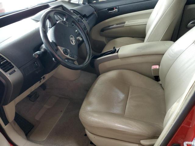 JTDKB20U587737120 - 2008 TOYOTA PRIUS RED photo 7