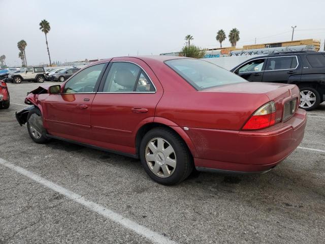 1LNHM86S54Y671911 - 2004 LINCOLN LS RED photo 2