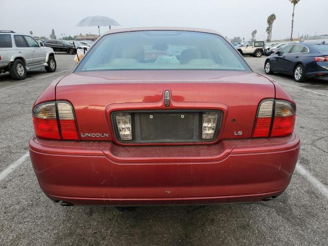 1LNHM86S54Y671911 - 2004 LINCOLN LS RED photo 6