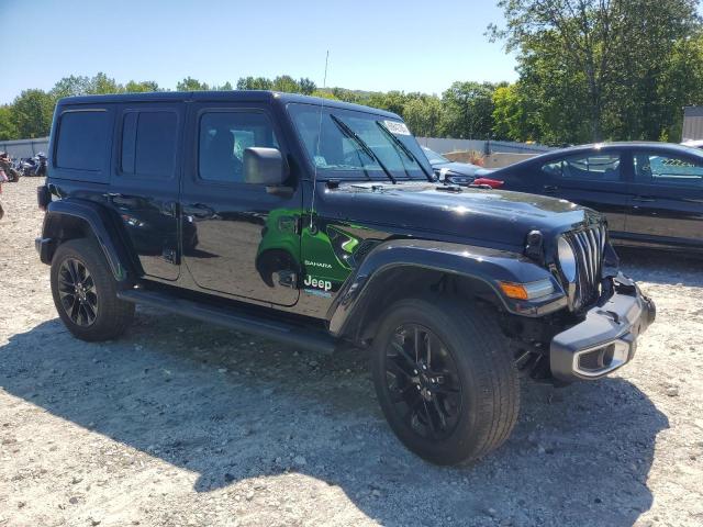 1C4JJXP69MW864259 - 2021 JEEP WRANGLER U SAHARA 4XE BLACK photo 4