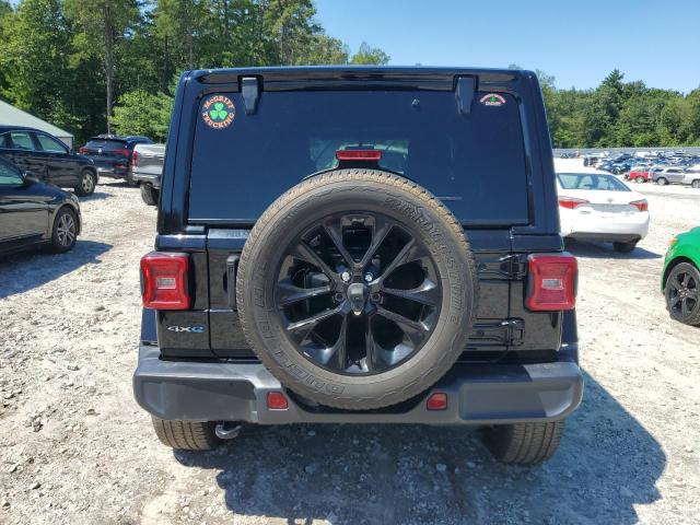 1C4JJXP69MW864259 - 2021 JEEP WRANGLER U SAHARA 4XE BLACK photo 6