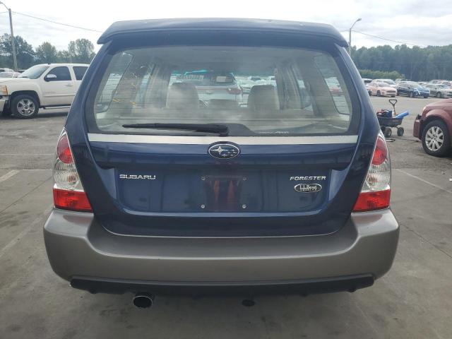JF1SG67696H701489 - 2006 SUBARU FORESTER 2.5X LL BEAN BLUE photo 6