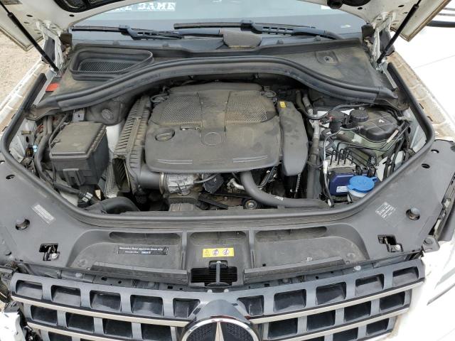 4JGDA5HB2FA534827 - 2015 MERCEDES-BENZ ML 350 4MATIC WHITE photo 12