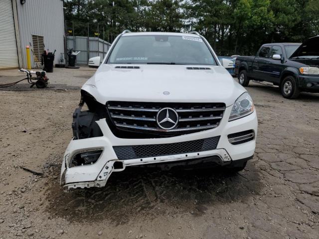 4JGDA5HB2FA534827 - 2015 MERCEDES-BENZ ML 350 4MATIC WHITE photo 5