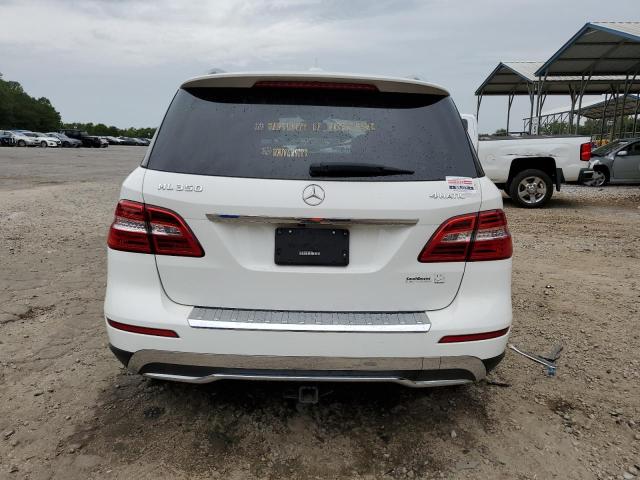 4JGDA5HB2FA534827 - 2015 MERCEDES-BENZ ML 350 4MATIC WHITE photo 6