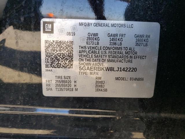 5GAERBKW8LJ142220 - 2020 BUICK ENCLAVE ESSENCE 黑色 照片 14