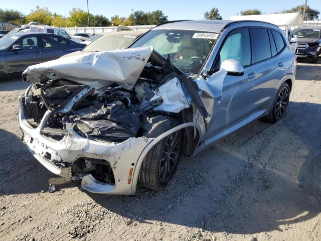 5UXTY5C09LLT38819 - 2020 BMW X3 XDRIVE30I SILVER photo 1