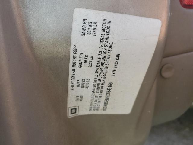 1G3NB52M9X6343166 - 1999 OLDSMOBILE CUTLASS GL 棕色 照片 12