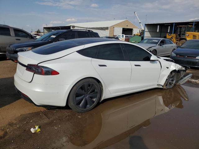 5YJSA1E56NF460725 - 2022 TESLA MODEL S თეთრი ფოტო 3