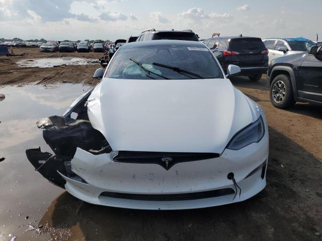 5YJSA1E56NF460725 - 2022 TESLA MODEL S WHITE photo 5