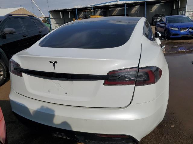 5YJSA1E56NF460725 - 2022 TESLA MODEL S თეთრი ფოტო 6