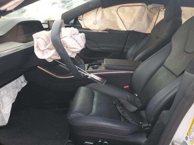 5YJSA1E56NF460725 - 2022 TESLA MODEL S თეთრი ფოტო 7