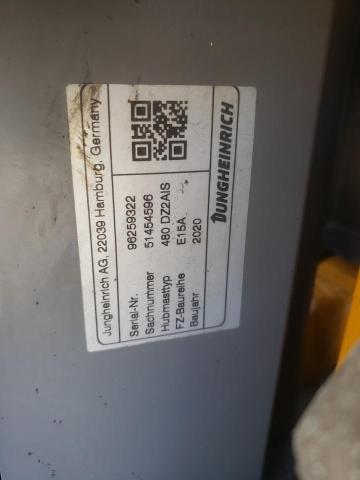 96259322 - 2020 FORK FORKLIFT YELLOW photo 10