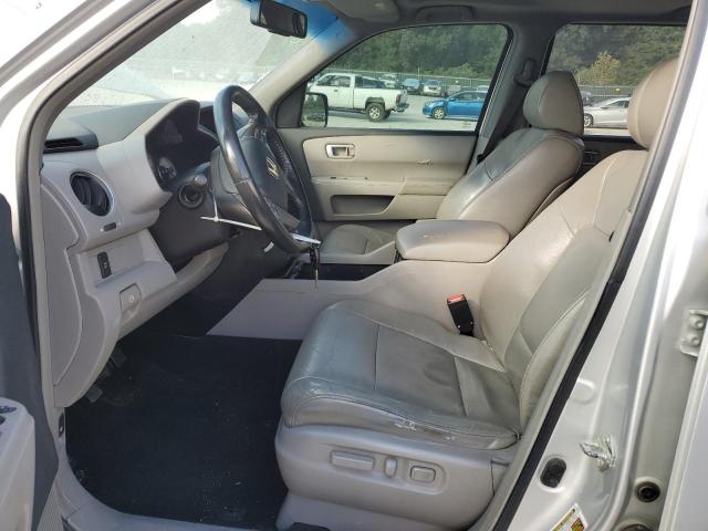 5FNYF48629B013512 - 2009 HONDA PILOT EXL Сріблястий фото 7