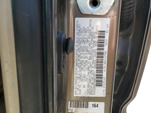 3TMJU62N79M072571 - 2009 TOYOTA TACOMA DOUBLE CAB PRERUNNER BROWN photo 12