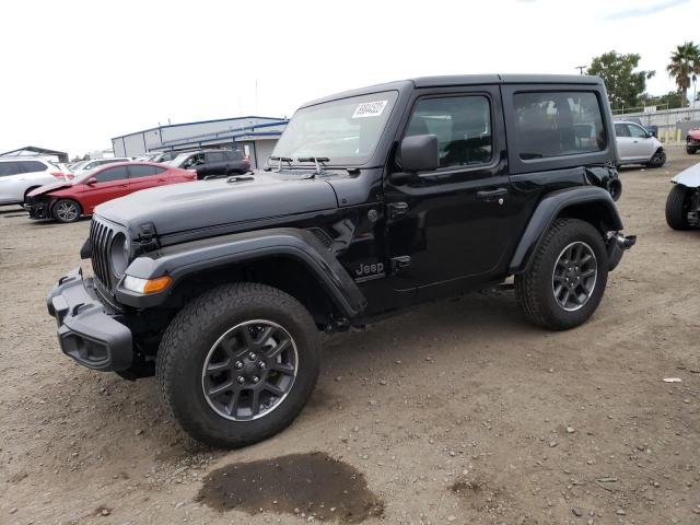 1C4HJXAG6MW557289 - 2021 JEEP WRANGLER SPORT BLACK photo 1