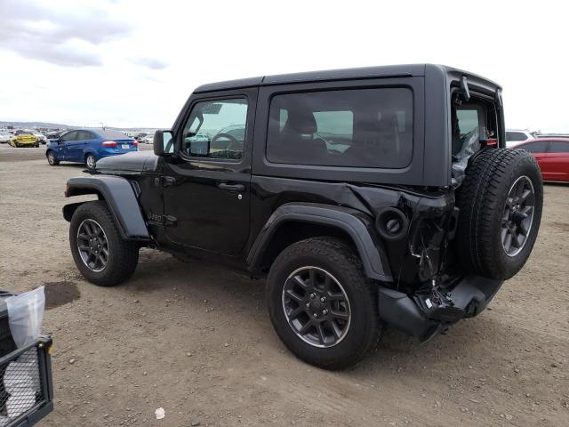 1C4HJXAG6MW557289 - 2021 JEEP WRANGLER SPORT BLACK photo 2