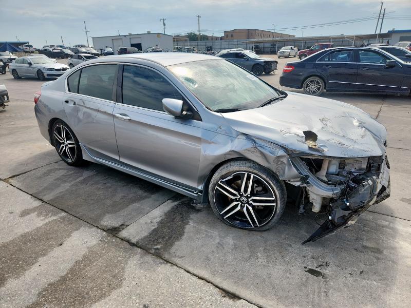 1HGCR2F58HA242642 - 2017 HONDA ACCORD SPORT 银色 照片 4