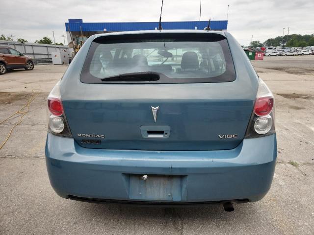 5Y2SP67059Z431259 - 2009 PONTIAC VIBE TEAL photo 6