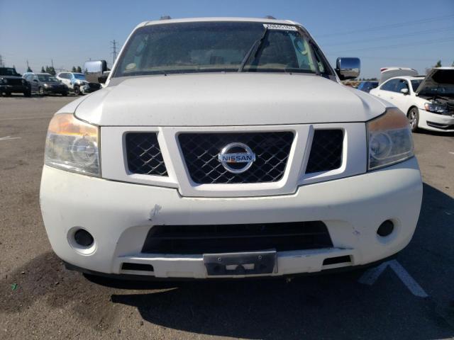 5N1AA08D08N602495 - 2008 NISSAN ARMADA SE WHITE photo 5