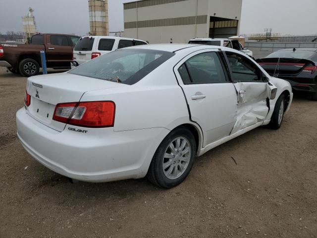 4A32B2FF2CE006171 - 2012 MITSUBISHI GALANT FE WHITE photo 3