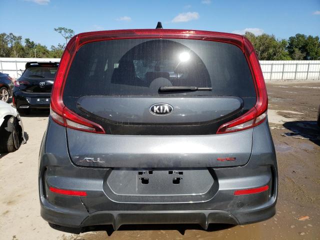 KNDJ63AU4M7737771 - 2021 KIA SOUL GT LI GRAY photo 6