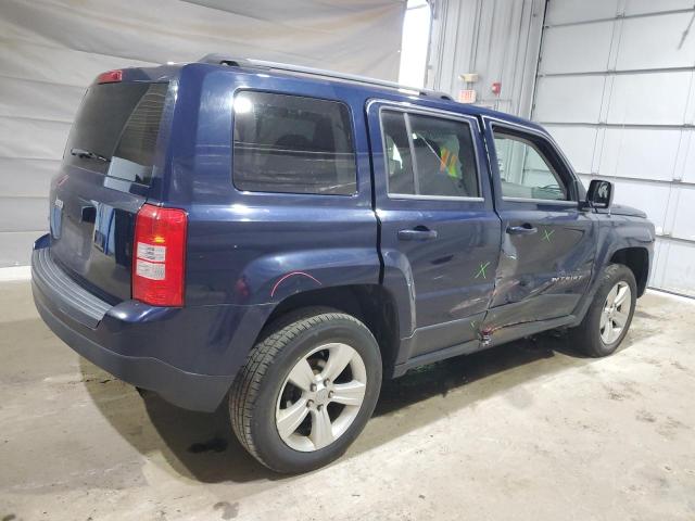 1C4NJRBB4ED600073 - 2014 JEEP PATRIOT SPORT BLUE photo 3