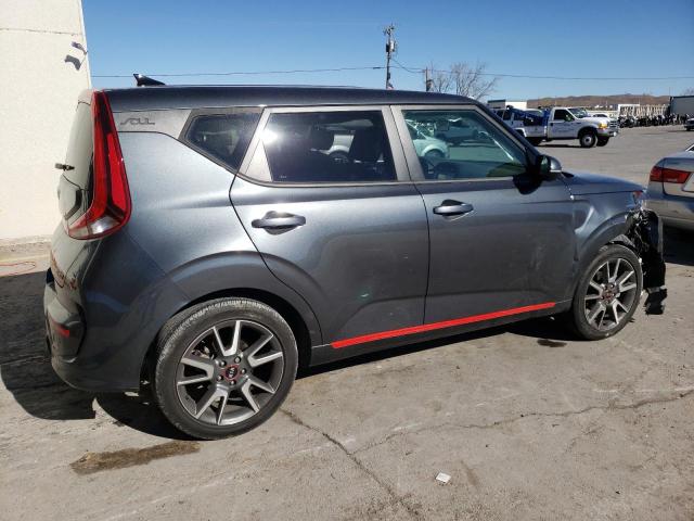 KNDJ63AU5M7763716 - 2021 KIA SOUL GT LINE GRAY photo 3