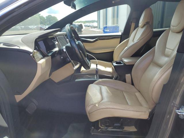 5YJXCBE28GF005115 - 2016 TESLA MODEL X GRAY photo 7