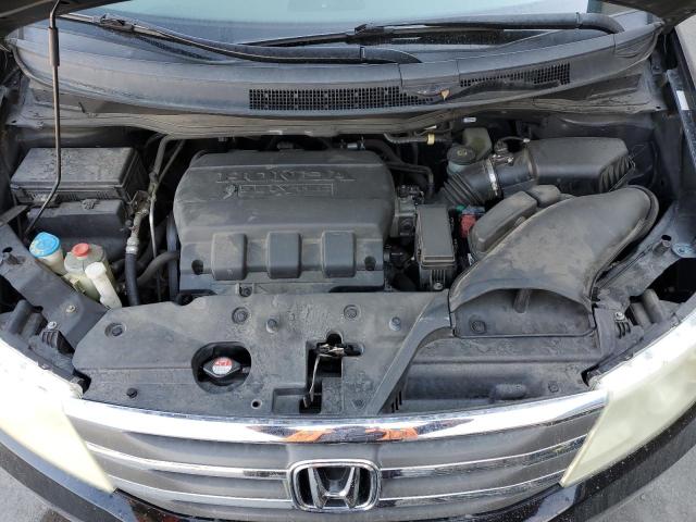 5FNRL5H45CB074524 - 2012 HONDA ODYSSEY EX BLACK photo 12