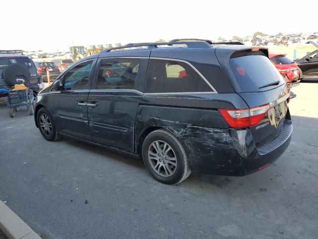5FNRL5H45CB074524 - 2012 HONDA ODYSSEY EX BLACK photo 2