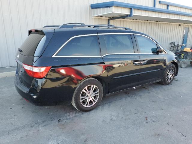 5FNRL5H45CB074524 - 2012 HONDA ODYSSEY EX BLACK photo 3
