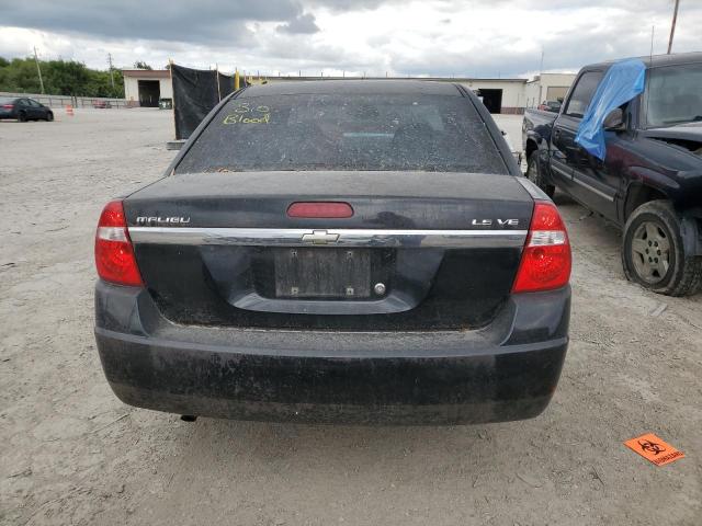 1G1ZT548X5F294306 - 2005 CHEVROLET MALIBU LS შავი ფოტო 6
