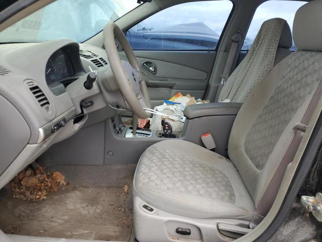 1G1ZT548X5F294306 - 2005 CHEVROLET MALIBU LS შავი ფოტო 7