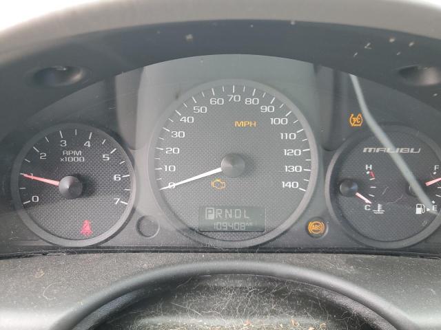 1G1ZT548X5F294306 - 2005 CHEVROLET MALIBU LS შავი ფოტო 9